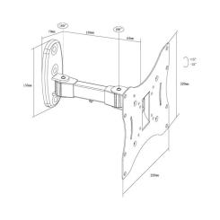 Кронштейн X-Digital STEEL SA225 Black Фото 1