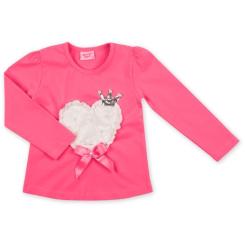 Кофта детская Breeze фуксия с сердечком Фото