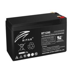 Батарея к ИБП Ritar AGM RT1290B, 12V-9Ah, Black Фото