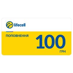 Карточка пополнения счета lifecell 100 Фото