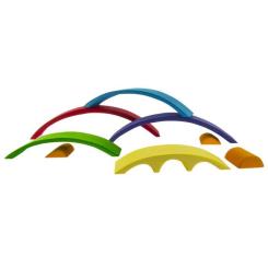 Конструктор Nic деревянный Мост радужный Фото 3