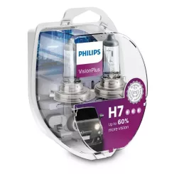Автолампа Philips H7 VisionPlus, 2шт Фото