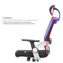 Офисное кресло Аклас Прима PL HR ANF Синее Фото 6