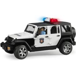 Спецтехника Bruder Джип Wrangler Unlimited Rubicon Police + фигурка Фото 1