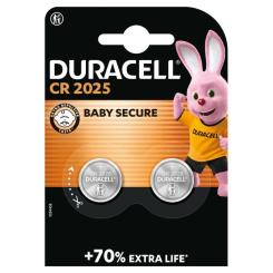 Батарейка Duracell CR 2025 специальная литиевая типа таблетка 2025 3V Фото 1