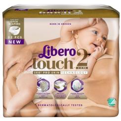 Подгузники Libero Touch 2 (3-6 кг) 32 шт Фото 1