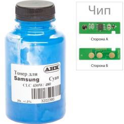 Тонер AHK SAMSUNG SL-C430 30г+chip Cyan Фото