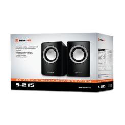 Акустическая система REAL-EL S-215 black Фото 1