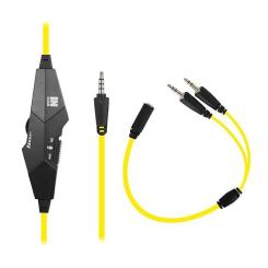 Наушники Gemix N4 Black-Yellow Gaming Фото 3