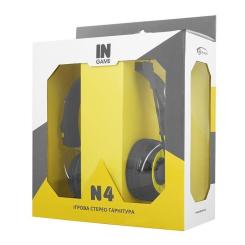 Наушники Gemix N4 Black-Yellow Gaming Фото 4