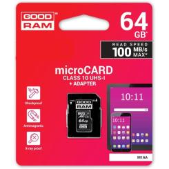 Карта памяти Goodram 64GB microSDXC Class 10 Фото 4