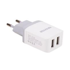 Зарядное устройство Maxxter 2 USB, 5V/2.4A Фото