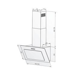 Вытяжка кухонная Interline ROCK BL A/60 PB/2/T Фото 5