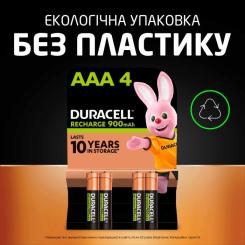 Аккумулятор Duracell AAA HR03 900mAh * 4 Фото 6