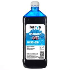 Чернила Barva CANON GI-490 1л CYAN Фото