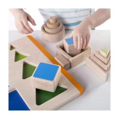 Развивающая игрушка Guidecraft Manipulatives Форми і простір Фото 5