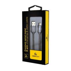 Дата кабель Cablexpert USB 2.0 AM to Lightning 2.0m Фото 1