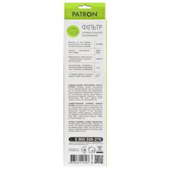 Сетевой фильтр питания Patron 1.8m (SP-1062W), 6 розеток White Фото 2