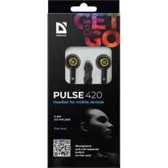 Наушники Defender Pulse 420 Yellow Фото 5