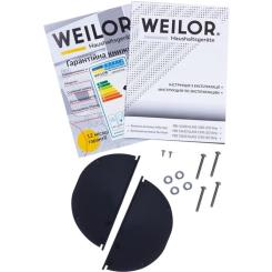 Вытяжка кухонная Weilor PBS 52300 GLASS BL 1000 LED Strip Фото 9