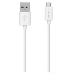 Зарядное устройство Florence 2USB 2A + microUSB cable white Фото 2