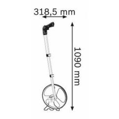 Рулетка Bosch GWM 32 курвіметр Фото 4