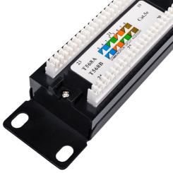 Патч-панель Atcom 19" 24 порта UTP Фото 1