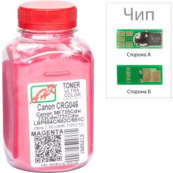 Тонер AHK Canon LBP-650/MF-730, 90г Magenta +chip Фото