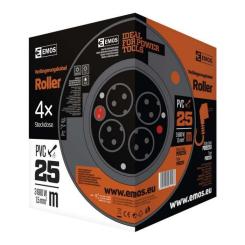 Сетевой удлинитель EMOS катушка 4 роз., 25 м Фото 3