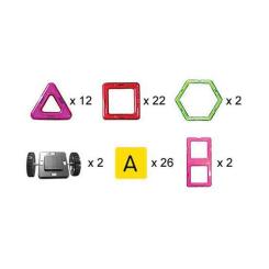 Конструктор Магнікон 66 деталей Фото 1