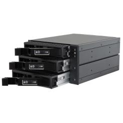 Бэкплейн Chieftec 2x5.25"/3x3.5" Hot-Swap Aluminium Фото 2