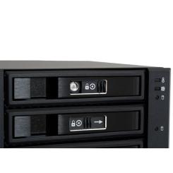 Бэкплейн Chieftec 2x5.25"/3x3.5" Hot-Swap Aluminium Фото 3