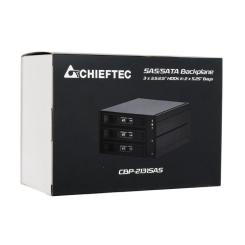 Бэкплейн Chieftec 2x5.25"/3x3.5" Hot-Swap Aluminium Фото 5