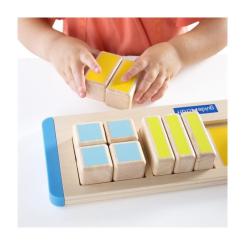 Игровой набор Guidecraft Manipulatives Дробові частини квадрата Фото 4