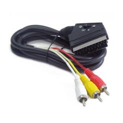 Кабель мультимедийный Cablexpert SCART M to 3xRCA M 1.8m Фото