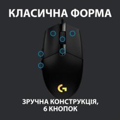 Мышка Logitech G102 Lightsync Black Фото 3