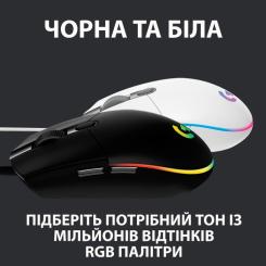 Мышка Logitech G102 Lightsync Black Фото 6