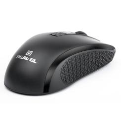 Мышка REAL-EL RM-308 Wireless Black Фото 2