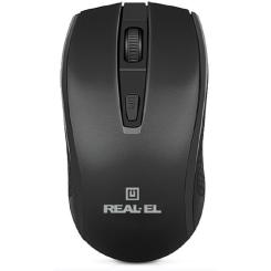 Мышка REAL-EL RM-308 Wireless Black Фото 6