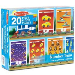 Пазл Melissa&Doug Мега "Номера вагонов", 20 элементов Фото 3