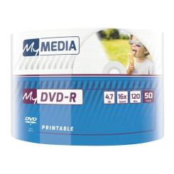 Диск DVD MyMedia DVD-R 4.7GB 16X Wrap Printable 50шт Фото 2
