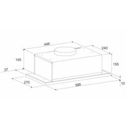 Вытяжка кухонная Eleyus INTO 960 52 WH Фото 11