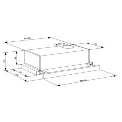 Вытяжка кухонная Eleyus LOTUS 470 60 INOX Фото 11