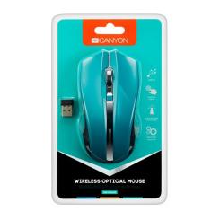 Мышка Canyon MW-5 Wireless Green-Black Фото 3