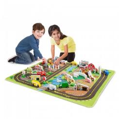 Детский коврик Melissa&Doug Мега-набор Коврик с игрушками Фото 1