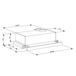 Вытяжка кухонная Eleyus BREEZE 470 50 BL Фото 11