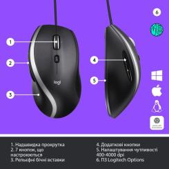 Мышка Logitech M500s Advanced Фото 5