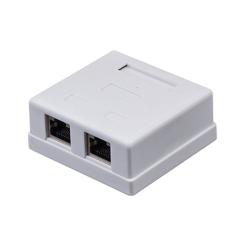 Компьютерная розетка Kingda RJ45 x2 STP 5e Фото