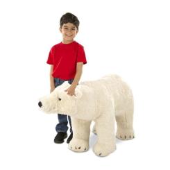 Мягкая игрушка Melissa&Doug плюшевий полярний ведмідь, 91 см Фото 1