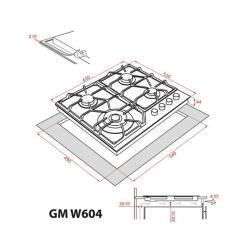 Варочная поверхность Weilor GM W 604 WH Фото 11